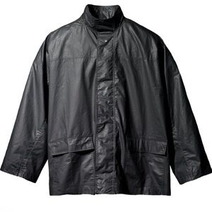 Yeezy engineered by Balenciaga black cotton coated parka new in bag size L